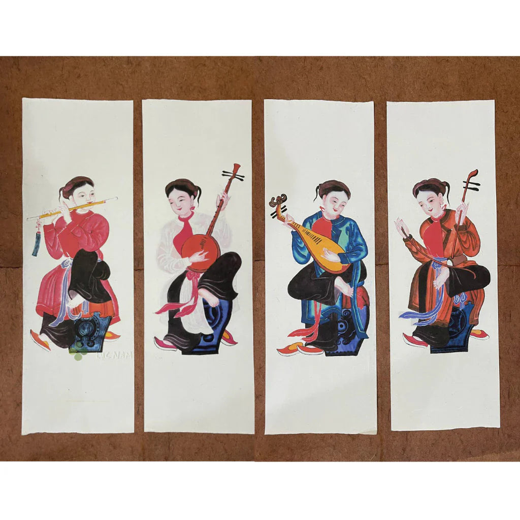 L'Art Vietnamien en Cadeau : Estampes, Cartes sur Papier Dó et Créations Artisanales